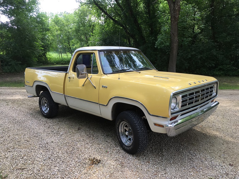 Attached picture 1975 Power Wagon first day out.jpg